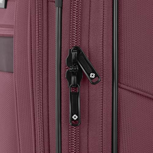 Samsonite Ascella 3.0 Softside Expandable Luggage with Spinner Wheels, 3-Piece Set (20/25/28), Mauve Haze - color: Mauve Haze, size: 3-Piece Set (Carry on/Medium/Large)