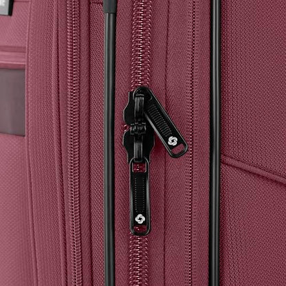 Samsonite Ascella 3.0 Softside Expandable Luggage with Spinner Wheels, 3-Piece Set (20/25/28), Mauve Haze - color: Mauve Haze, size: 3-Piece Set (Carry on/Medium/Large)