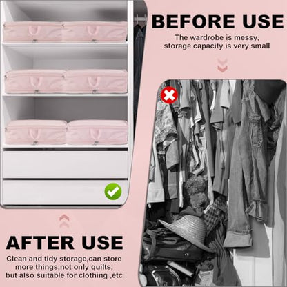 Packing Cubes for Travel Packing Organizers Compression Travel Cubes, Pink - color: Pink