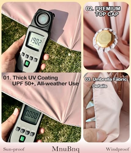 Sun Umbrella UV Protection Cute Windproof Walking Parasol for Women - color: Pink-Liner-Butterfly