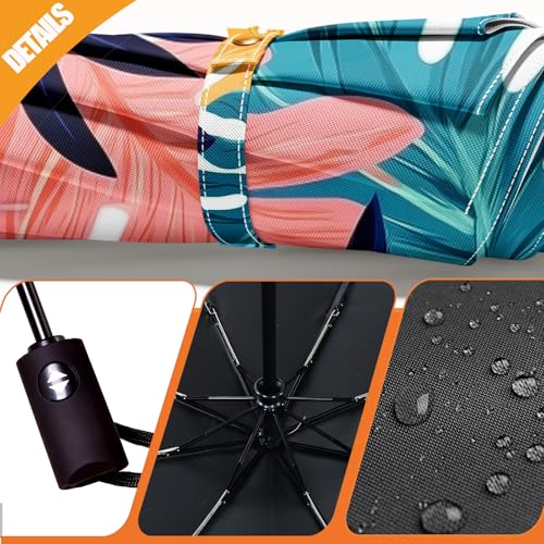 Folding Umbrella, Automatic Small Compact, Sun & Rain - color: MT77