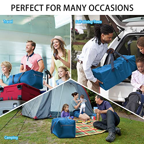 iFARADAY Foldable Duffel Bag, 30 inch / 75L, Royal Blue - color: Blue-75L