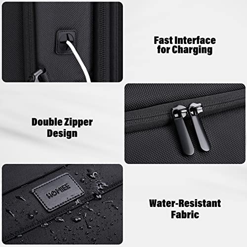 HOMIEE 50L Travel Backpack Carry On Luggage 22x14x9 Airline Approved - color: Black