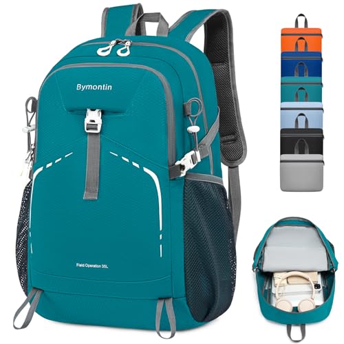 Lightweight Foldable 45L Large-Capacity Simple Daypack (Green) - color: 45l-green