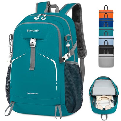 Lightweight Foldable 45L Large-Capacity Simple Daypack (Green) - color: 45l-green