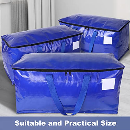 StorageRight Moving Bags, Moving Boxes, 93L 4-Pack Sotrage Bags Totes, Blue - color: Blue, size: 4 Pack