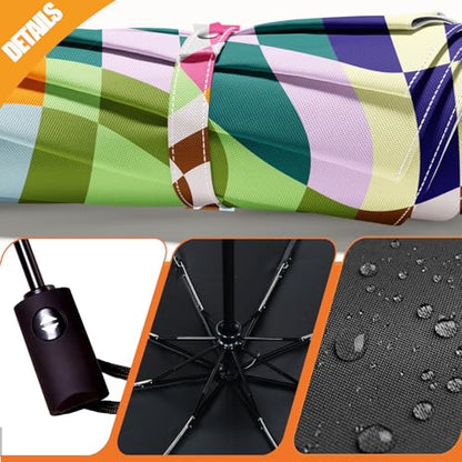 Folding Umbrella, Automatic Small Compact, Sun & Rain - color: SZ48