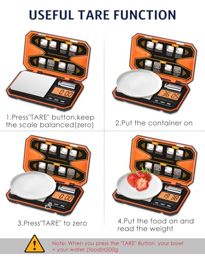 Digital Pocket Scale, High-Precision 500g x 0.01g Gram Scale - size: 500g/0.01g