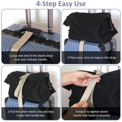 Luggage Straps for Suitcases,1 Khaki - color: khaki