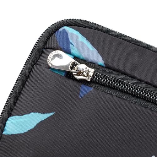 Travelon RFID Blocking Family Passport Wallet - color: Midnight Floral