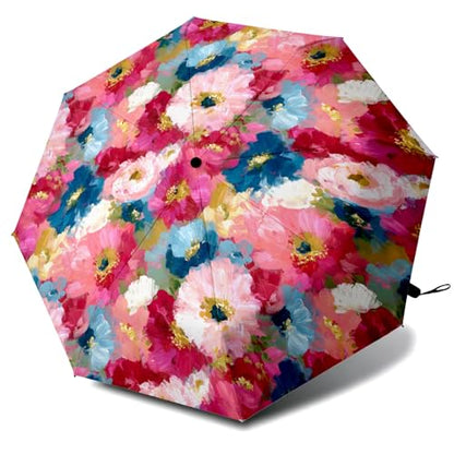 Automatic Folding Travel Umbrella for Sun & Rain - color: RIV025