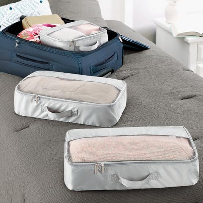 Whitmor Travel Packing Cubes Set of 3, Mesh Luggage Organizers