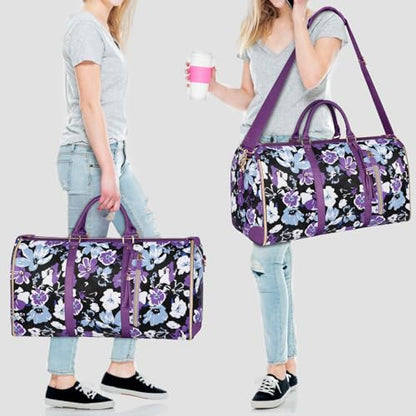Carry On Garment Bag for Women, Convertible Garment Bag for Travel - color: Floral, style: Tote