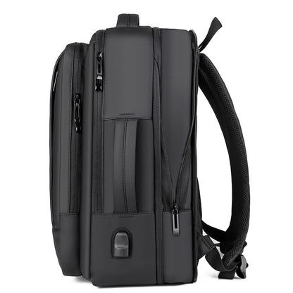 Kamlui Laptop Backpack for Men 17.3 inch Travel Computer Bag - color: Black280