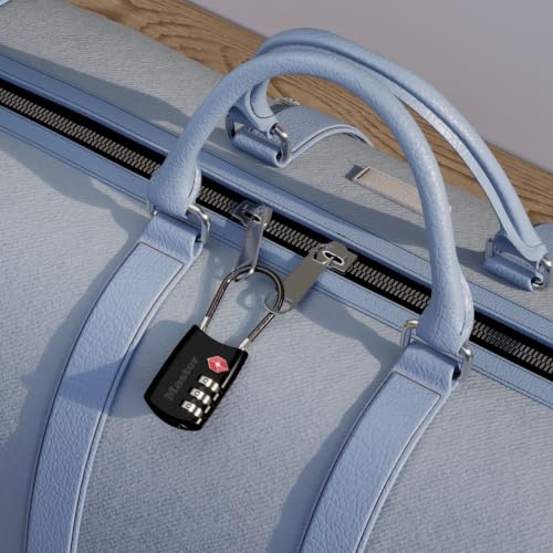 Master Lock 4688D Accepted Set Your Own Combination TSA Approved Luggage Lock, 1 Pack, Black - color: Black, size: 1 Pack