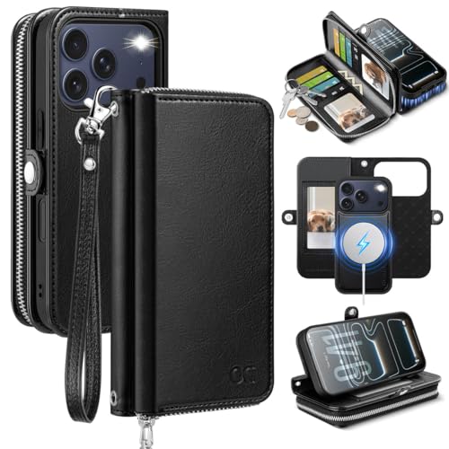 OCASE 2-in-1 Crossbody Wallet Case for iPhone 18 Pro/17 Pro, Black - color: 2 in 1 Black, size: iPhone 17 Pro/ iPhone 18 Pro