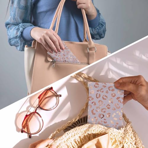 Ocean Beach Glasses Case, Sunglasses Organizer Eyeglasses Case Glasses Cases Pouch For Men Women - color: Leopard Print