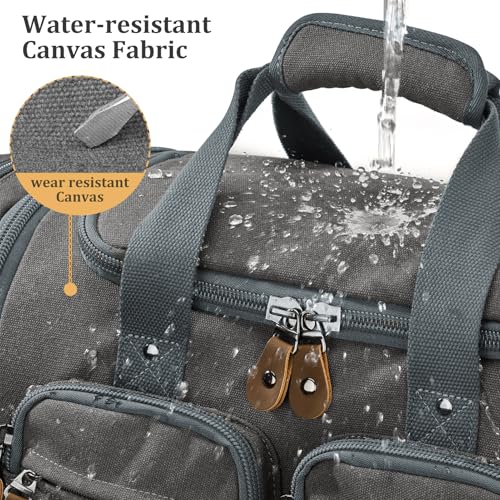 Gonex Duffle Bag for Travel, Expandable 50L Overnight Weekender Gym Bag - color: Grey, size: Large-50L