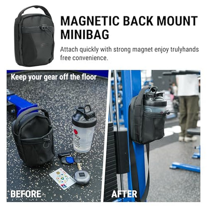 Magnetic Gym Bag with Anti-Theft RFID-Blocking & N52 Magnets