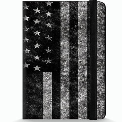 Passport Holder Wallet Cover Case,RFID Blocking Passport Cover,Large Capacity Travel Wallet with Multi Card Slots (Black and White American Flag) - color: Black and White American Flag