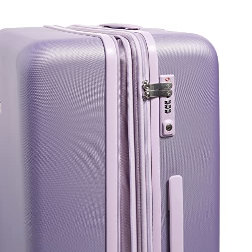 Vera Bradley Women's Hardside Rolling Suitcase Luggage, Purple Shimmer, 22" Carry On, 26" Check In, & 29" Check In - color: Purple Shimmer