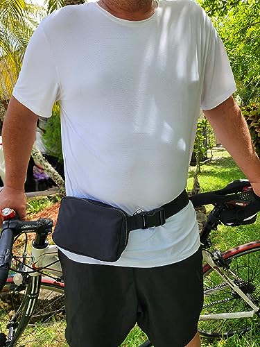 Mini Nylon Belt Bag Fanny Pack Crossbody, Light Grey - color: Light Grey