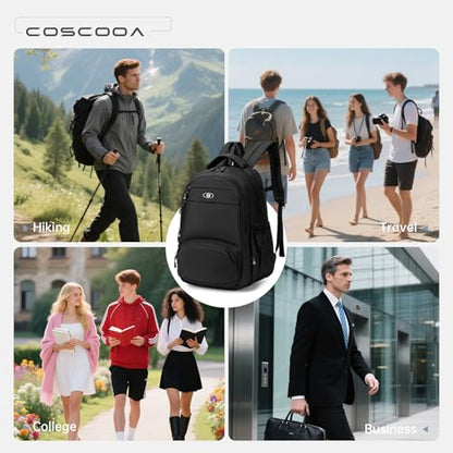 40x30x15cm Personal Item Travel Bag 16x12x6inch Carry On Backpack - color: Dark Blue