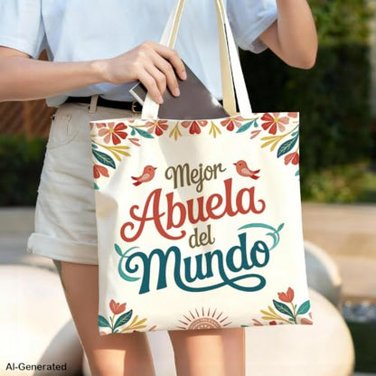 Funny Tote Bag, Canvas Reusable Carryall for Shopping Trip Commute - color: Grandmother