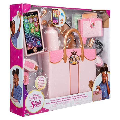 Disney Princess Style Collection Deluxe Tote Bag Toy Purse Set (21pc) - style: Tote Bag