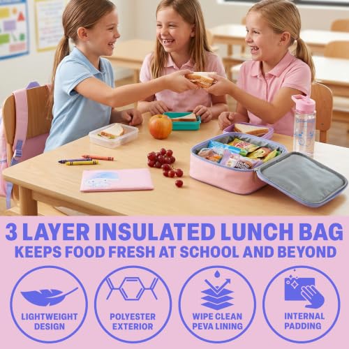 Get Trend Cinnamoroll Girls Backpack, Lunch Bag, Pencil Case, Water Bottle - color: Multi Cinnamoroll