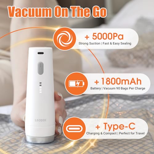 Vacuum Storage Bags for Travel with Cordless Electric Pump, 15 Pack - size: 15 Combo Travel Size