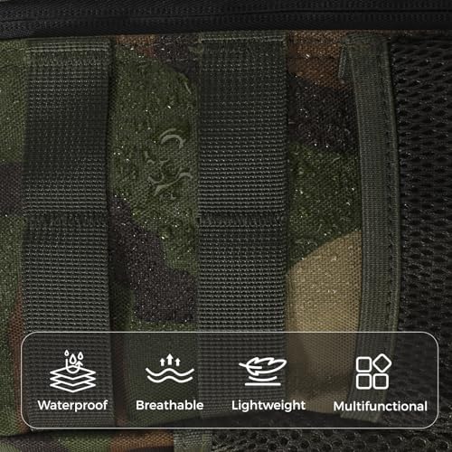 9L Mini Tactical Backpack for Men and Women, Gym Hiking Travel Daypack - color: Jungle Camo