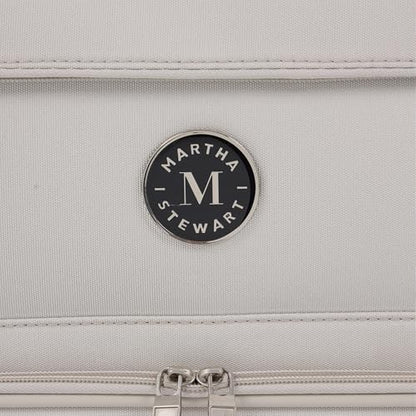 Martha Stewart Softside Carry-On Luggage, Light Grey - color: Light Grey, size: 22"