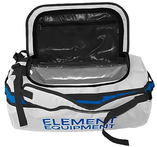 Element Equipment Trailhead Duffel Bag Shoulder Straps Waterproof Light Grey/Blue Medium - color: Light Grey/Blue, size: Medium 51 Liters