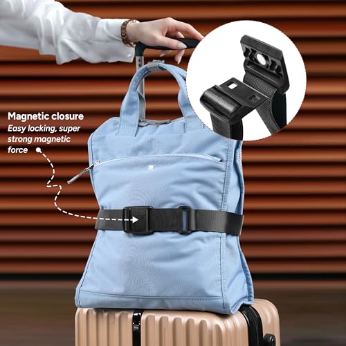 Travel Inspira Magnetic Quick Release Luggage Straps Black - color: Black-02