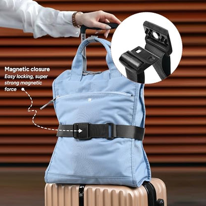Travel Inspira Magnetic Quick Release Luggage Straps Black - color: Black-02