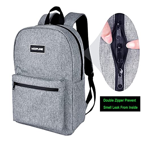 Backpack Bag With TSA Lock & Key Resistant Laptop Daypack for Men & Women Travel - color: Grey