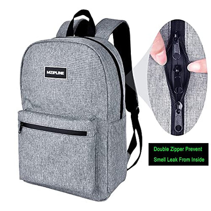 Backpack Bag With TSA Lock & Key Resistant Laptop Daypack for Men & Women Travel - color: Grey