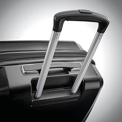 Samsonite Winfield 3 DLX Hardside Expandable Luggage with Spinners, Black, Carry-On 20-Inch - color: Black, size: Carry-On 20-Inch