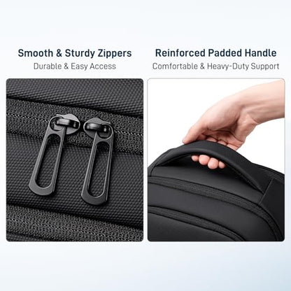 FENRUIEN 15.6 Inch Business Laptop Backpack for Men, Black - style: Regular Backpack