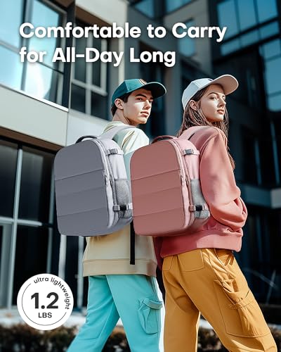 HOTOR Travel Backpack Flight Approved Bag Men Women, Large Grey - color: Grey, size: Large