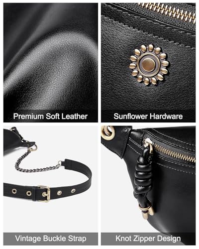 7L Sling Bag Crossbody Bags for Women Fanny Packs Purses Cross Body Bag for Woman Small backpack Travel Shoulder Bag handbags - color: 5-black