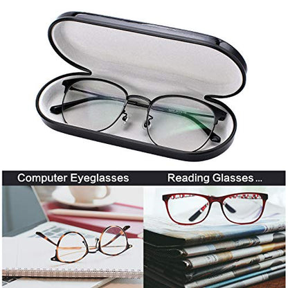 Vemiss Hard Shell Eyeglass Cases, Lightweight Portable Glasses Case for Women Men - color: 2 Pack (Green, Yellow)