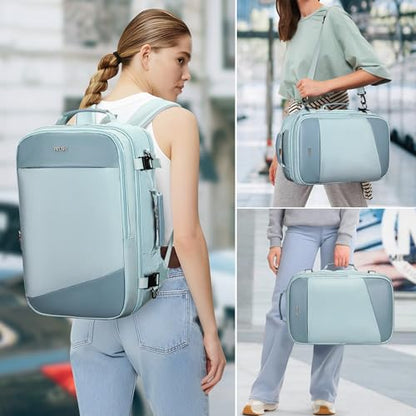 PIJUSHI Travel Backpack 3-In-1 Carry On Luggage Backpack Fits 16" Laptop