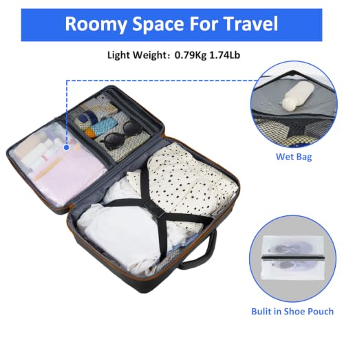 Taygeer Backpack for Women, Carry on Backpack with Laptop Compartment - color: Blackkhaki, size: Large