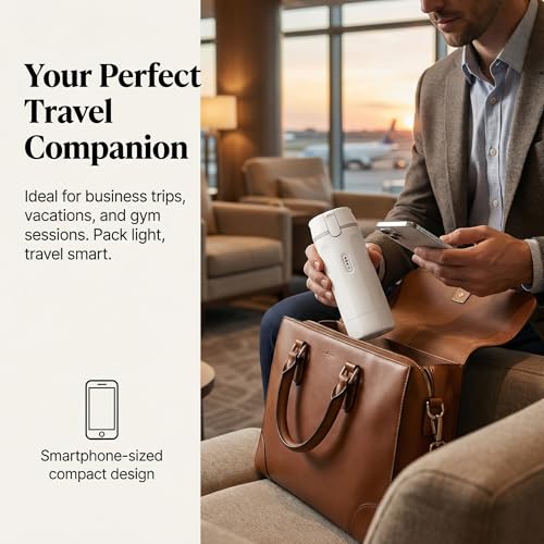 4-in-1 Leak Proof Travel Dispenser Bottle Set, TSA Approved Refillable Toiletry Containers for Shampoo & Lotion