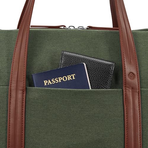 Samsonite Virtuosa Weekender Duffel Overnight Bag with Laptop Computer Sleeve - color: Pine Green