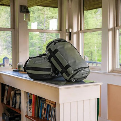WANDRD CARRYALL 30L Travel Duffel Bag, Wasatch Green, Backpack Straps - color: Wasatch Green, size: 30L