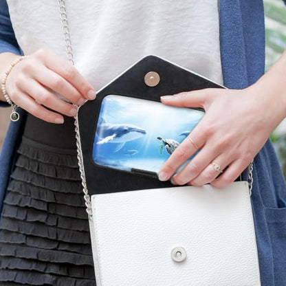 Mayski 2 Pack Credit Card Holder for Women RFID Blocking Wallet, Ocean - color: Ocean