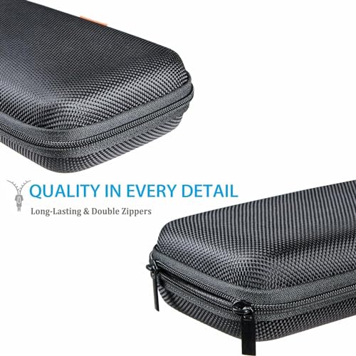 Hard EVA Protective Case, Portable Carrying Bag with Mesh Pocket,Black - color: Black